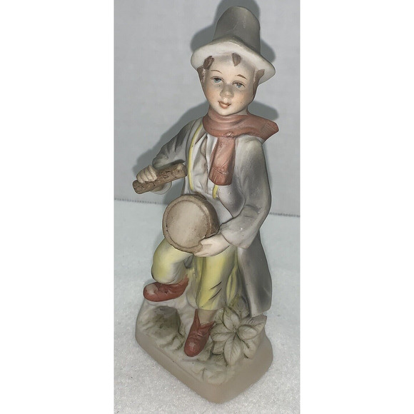 LEGO Porcelain Figurine Drummer Boy Vintage 1960 Bisque Detailed - Picture 1 of 11